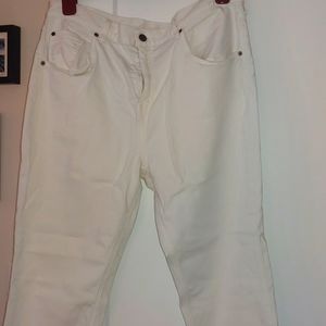 Eddie Bauer White Boyfriend jean